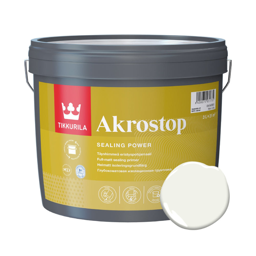 Tikkurila Akrostop Stain Blocker White