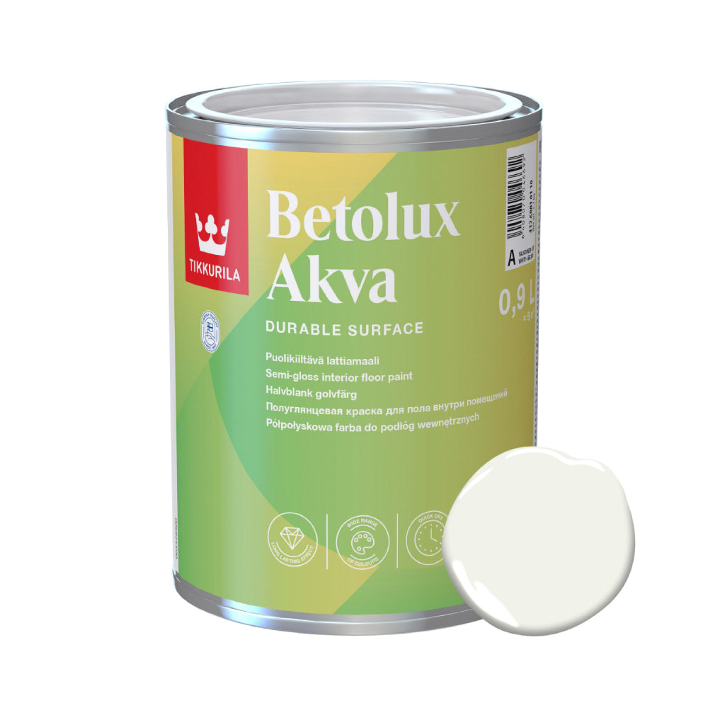 Tikkurila Betolux Akva Floor Paint White