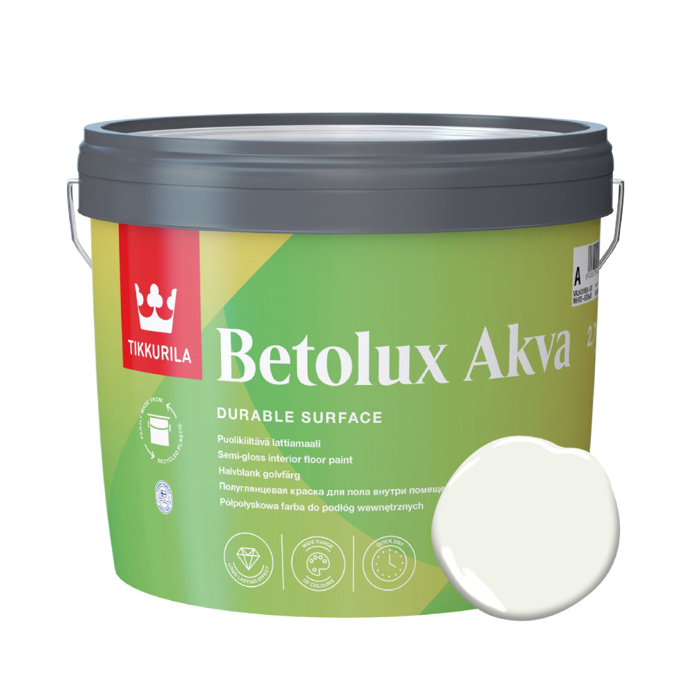 Tikkurila Betolux Akva Floor Paint White