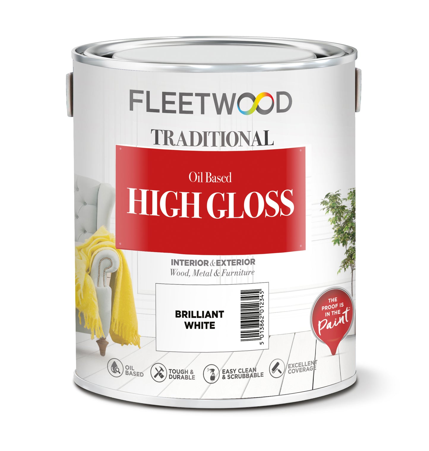 Fleetwood Traditional Oil Based Gloss Brilliant White