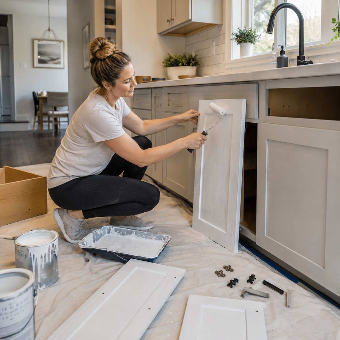 How to Paint Kitchen Cabinets | Concept Decor Derby