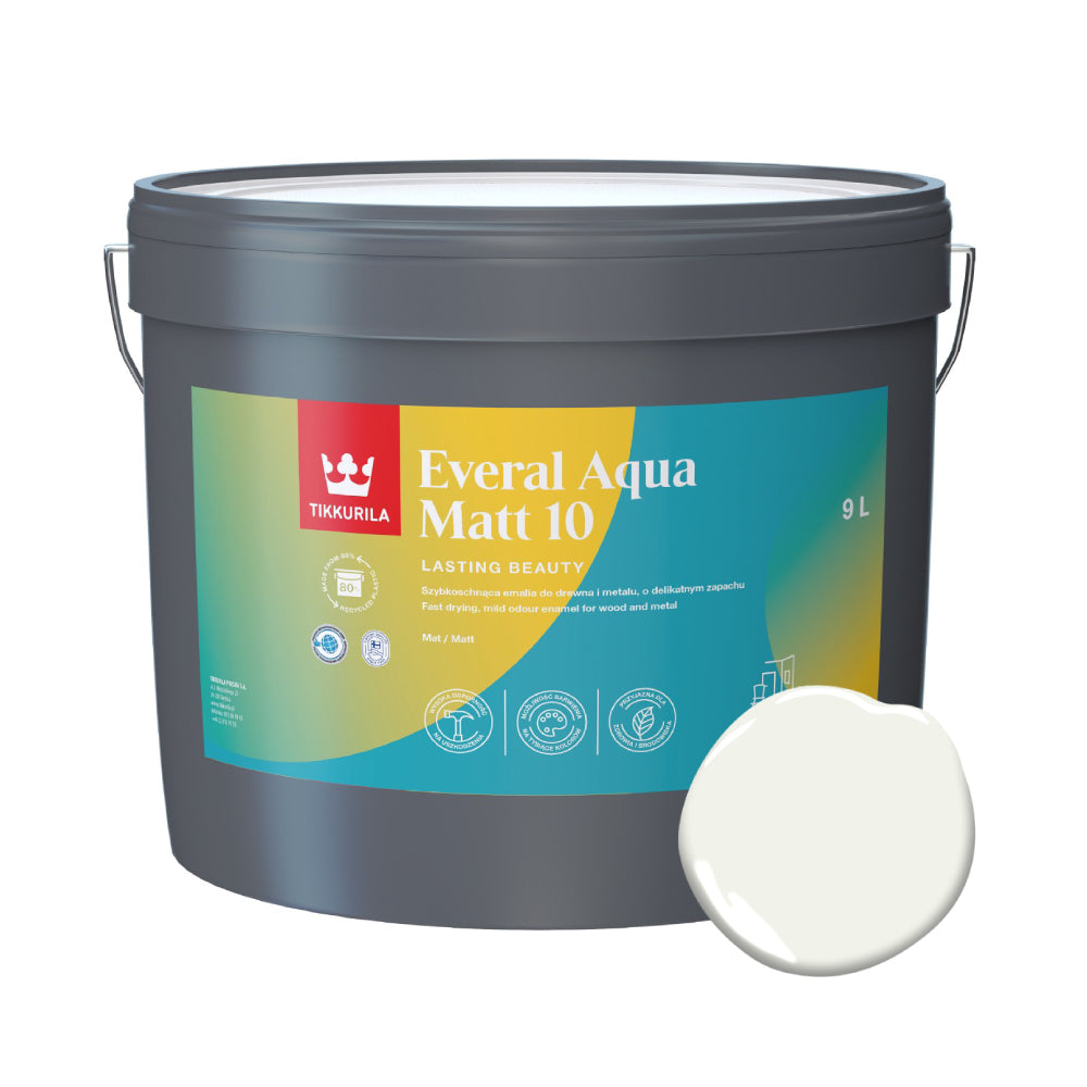 Tikkurila Everal Aqua 10 Matt White