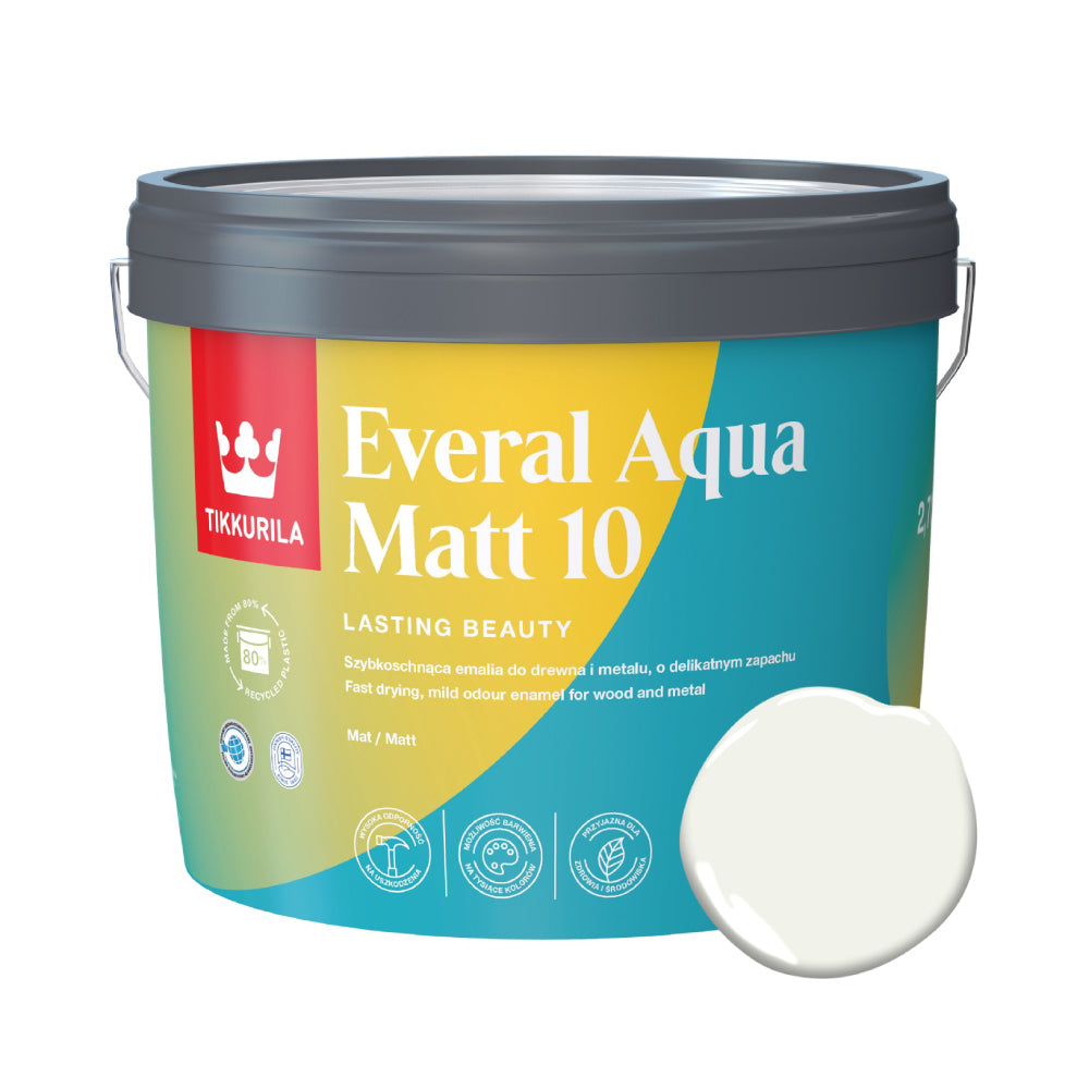 Tikkurila Everal Aqua 10 Matt White