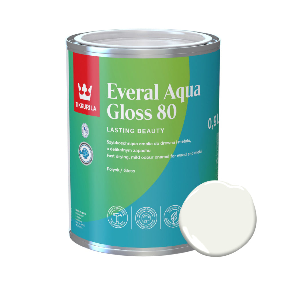 Tikkurila Everal Aqua 80 Gloss White