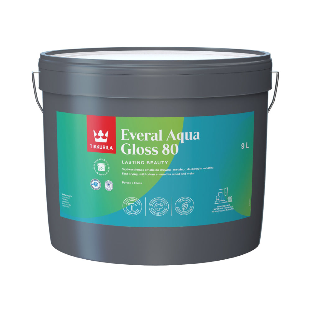 Tikkurila Everal Aqua 80 Gloss Colour