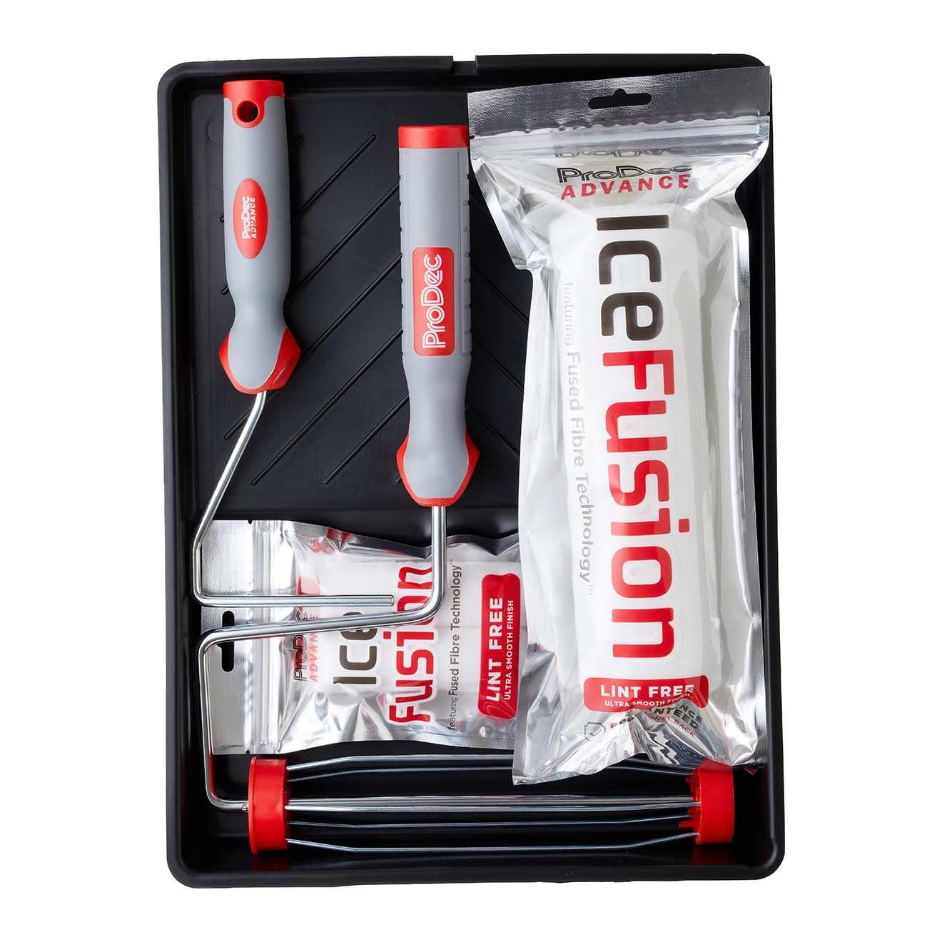 ProDec Advance 4 inch Twin Pack Medium Pile Ice Fusion Mini Paint Rollers voor een ultra-gladde afwerking schilderen met emulsie en satijnen verf op binnenmuren, plafonds, hout en metaal, 10 cm ProDec Advance 4 inch Twin Pack Medium Pile Ice Fusion Mini Paint Rollers voor een ultra-gladde afwerking schilderen met emulsie en satijnen verf op binnenmuren, plafonds, hout en metaal, 10 cm