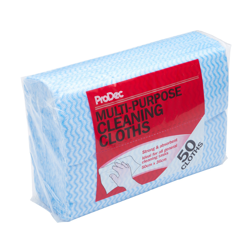 Prodec 50 pack Multi Purpose Cleaning Cloths