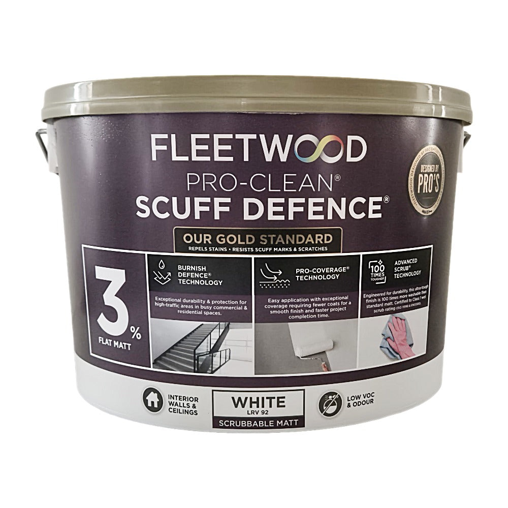 Fleetwood Pro-Clean Scuff Defence White 10L