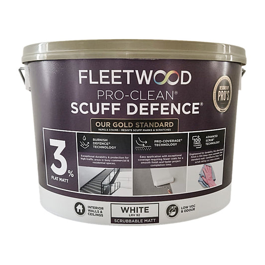 Fleetwood Pro-Clean Scuff Defence White 10L