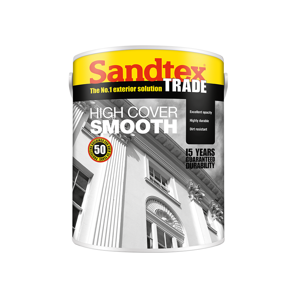Sandtex High Cover Smooth Masonry Brilliant White