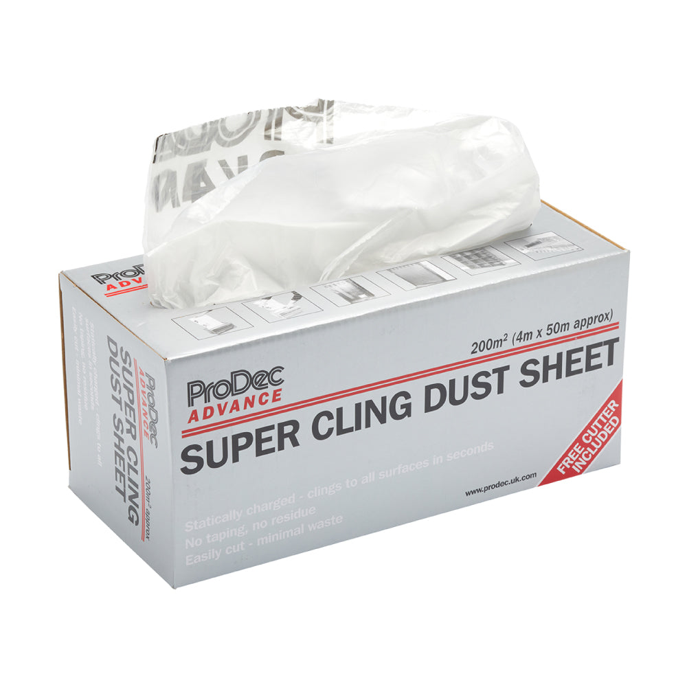 ProDec Advance Super Cling Polythene Dust Sheet Roll