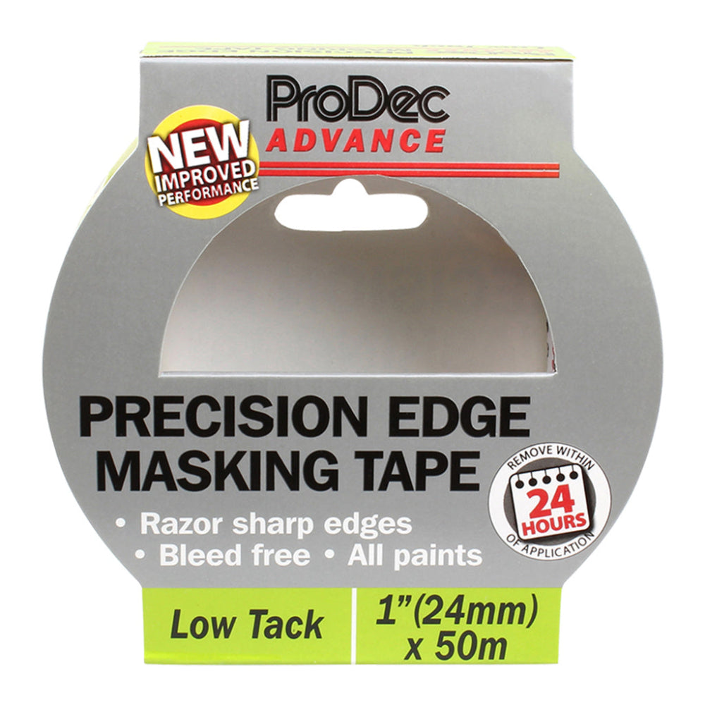 ProDec Advance precision edge low tack masking tape 24mm