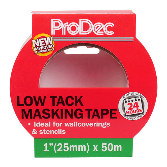 ProDec low tack masking tape 25mm