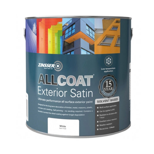 Zinsser Allcoat Exterior Satin (Solvent Based)