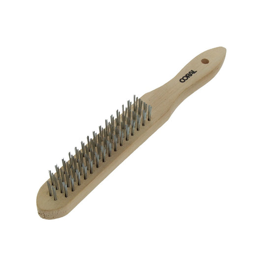 Coral 4-Row Wire Brush
