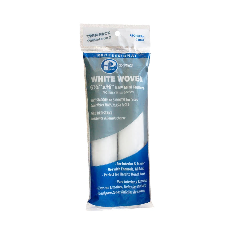 Premier White Woven Roller Sleeves