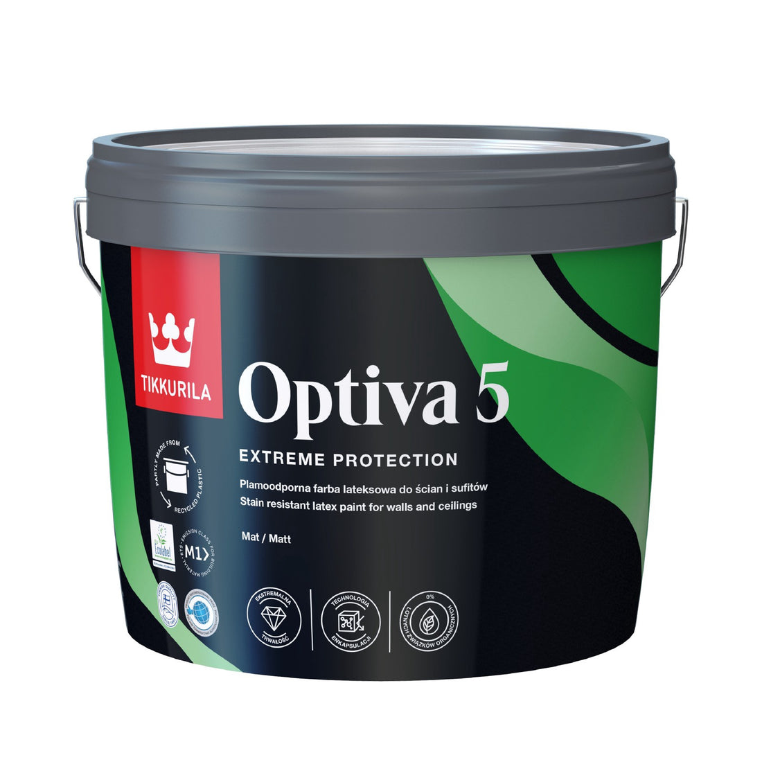 Tikkurila Optiva Matt 5 Colour Paint – Concept Decor